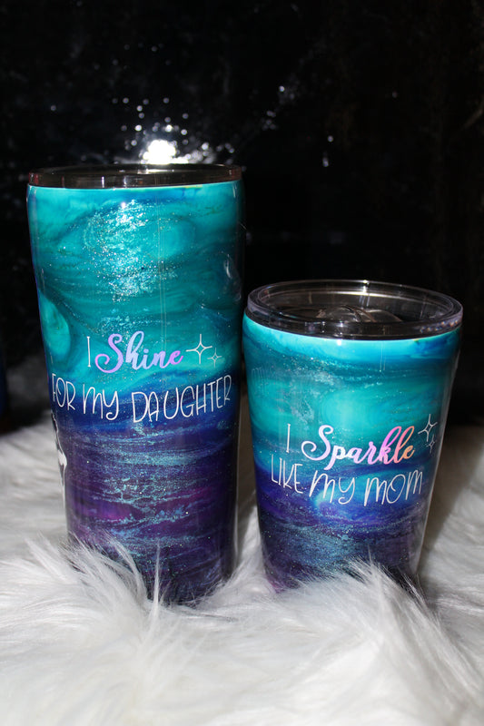 Mom and Daughter Cups