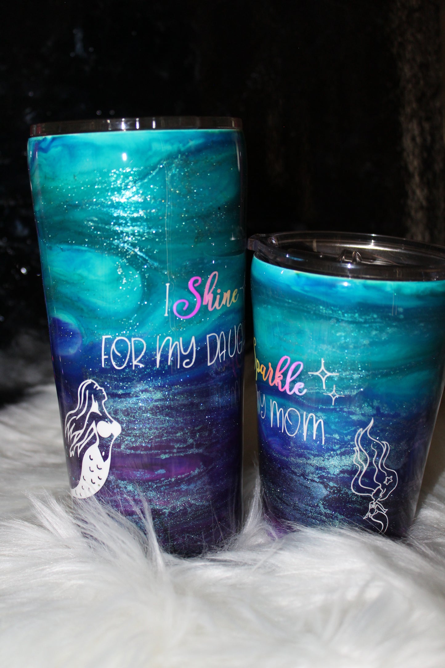 Mom and Daughter Cups